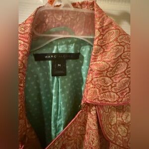 Marc Jacobs Pink and Gold Patterned Jacket
